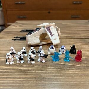 Star Wars Mini Figures and Vehicle Set